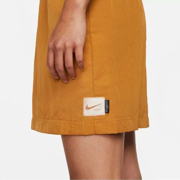 Nike Women's Sportswear Swoosh Woven Dress - NWT - Desert Ochre - Picture 2 of 12